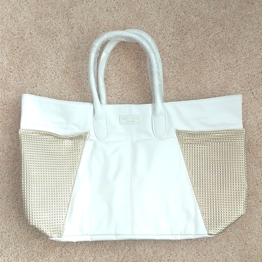 Jimmy choo parfums white tote